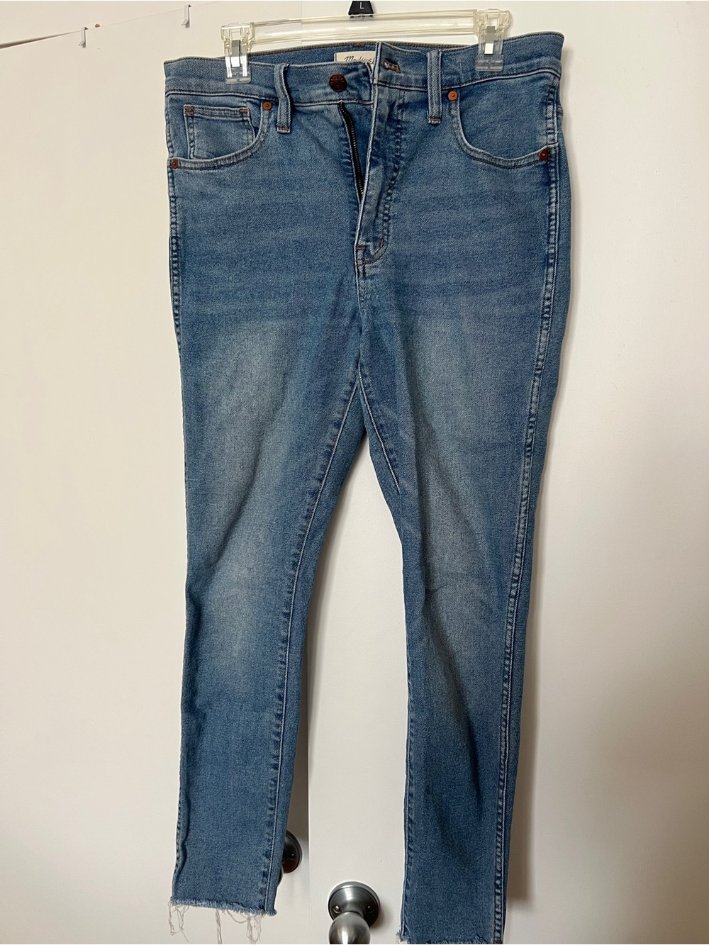 Madewell 10” High-Rise Skinny Jeans: Raw Hem Edition